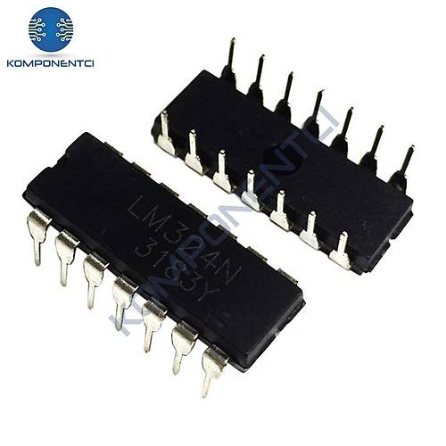 LM324N 5mA 5mV OpAmp Entegresi Dip-14