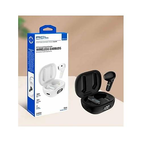 ACB-66 5.4 Versiyon 180 Saat Bekleme Süreli Wireless Kulakiçi Bluetooth Kulaklık