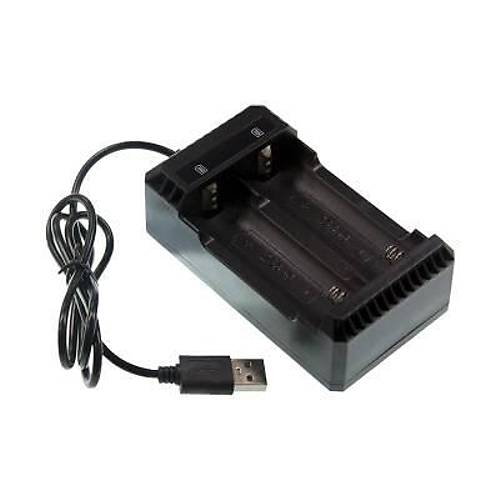 Li-ion USB 18650/22650/26650 3.7V Pil Şarj Aleti 2'li