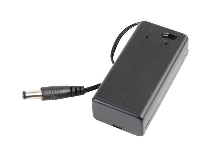 9V Battery Holder with Switch and Plug - Kuriosity