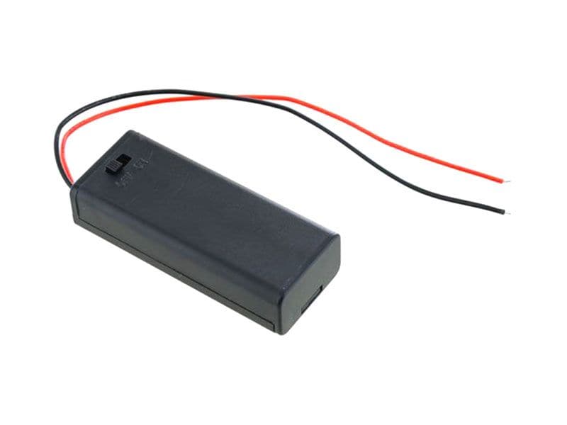 2x AA Battery Holder with Switch - Kuriosity