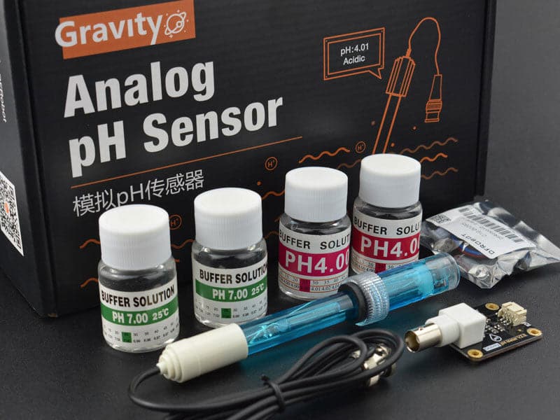 Gravity: Analog pH Sensor / Meter Kit V2 - Kuriosity