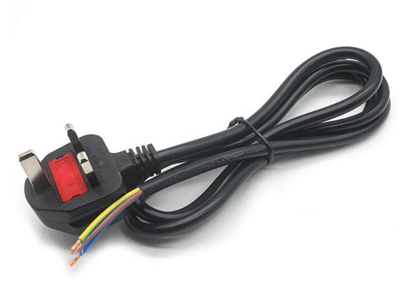 AC Cable with UK Plug 16AWG - Kuriosity