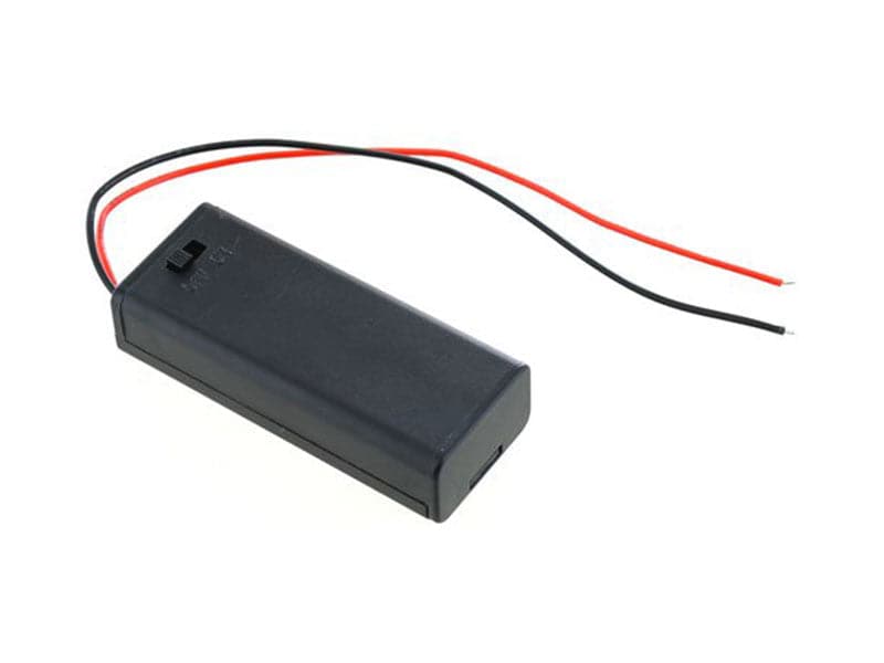 2x AAA Battery Holder with Switch - Kuriosity