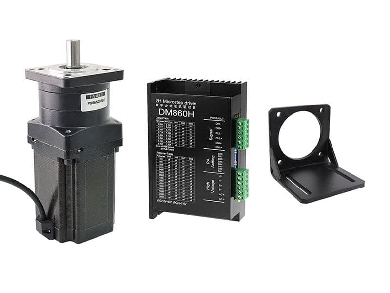 NEMA 34 Stepper Motor 48V | 4:1 Gearbox 400kg Torque - Kuriosity