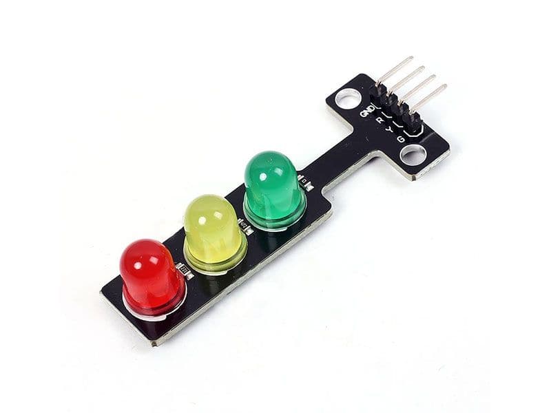 Traffic Light LED Module | Red Yellow Green 8mm LEDs - Kuriosity
