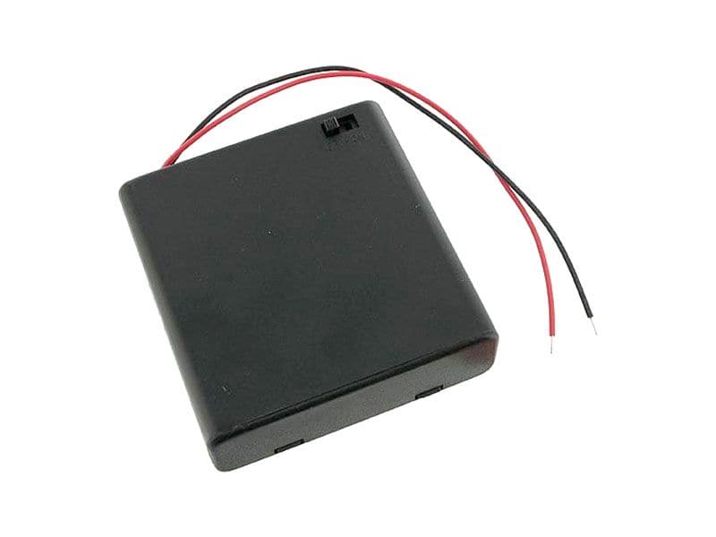 4x AA Battery Holder with Switch - Kuriosity
