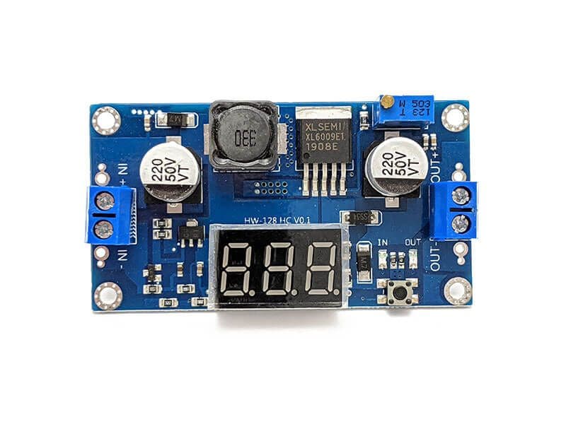 Boost Converter XL6009 + Display | 3.5-32V to 5-35V - Kuriosity