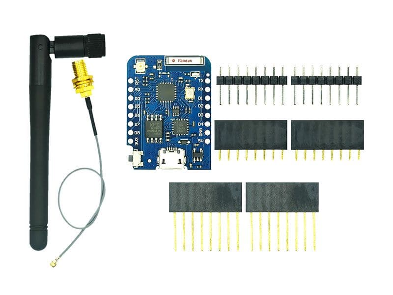 WiFi Module WeMos D1 Mini Pro ESP8266 with Antenna - Kuriosity