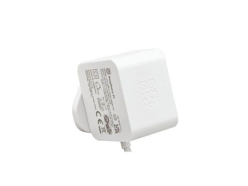 Raspberry Pi 5 Power Supply 5.1V 5A UK Plug - Kuriosity