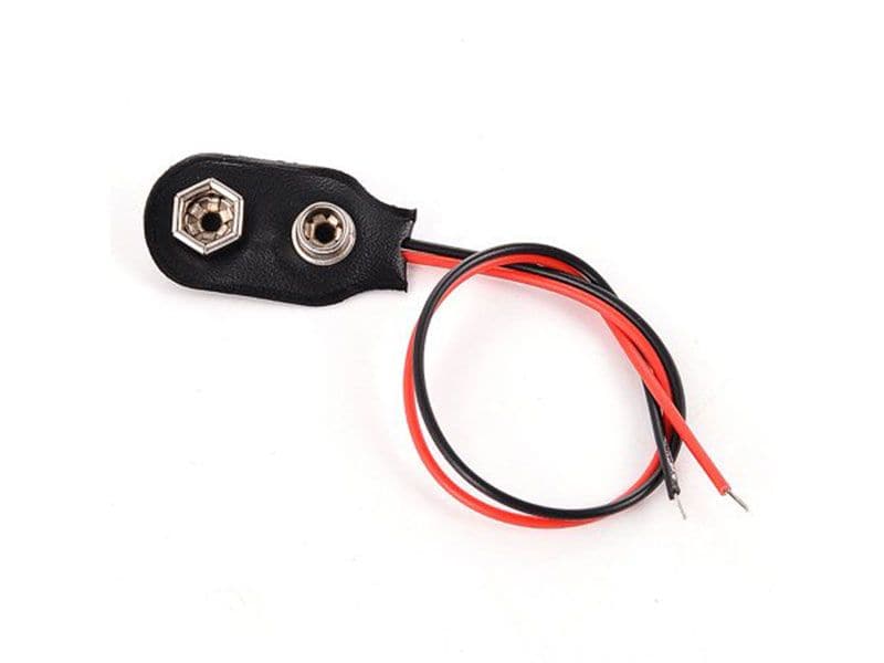 9V Battery Snap Connector | Wire Leads Arduino Power - Kuriosity