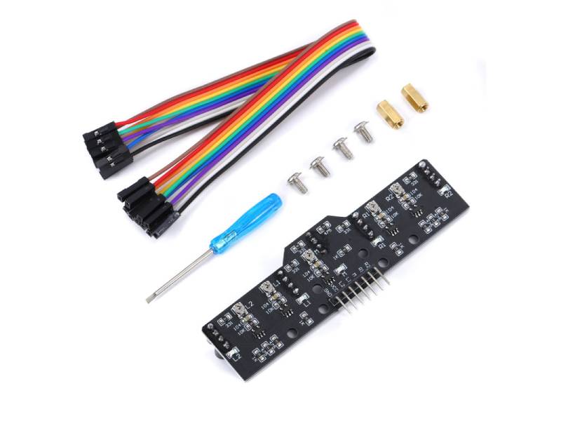 5-Channel Line Tracking Sensor | IR Line Follower Robot - Kuriosity