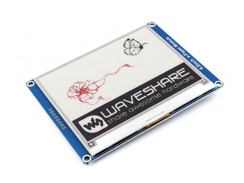 E-Ink Display Module 4.2 inch Three Colours 400x300 - Kuriosity