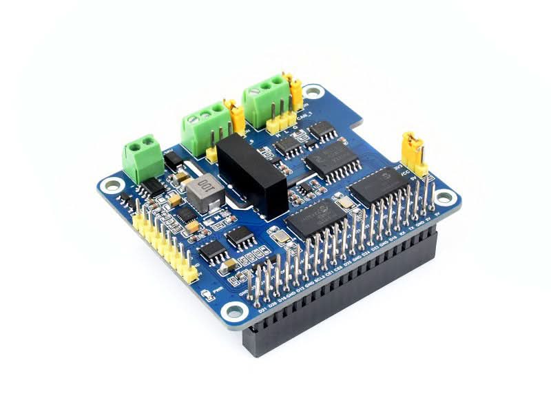 2-Channel CAN Bus HAT | Isolated, Stackable, Pi 5+ - Kuriosity