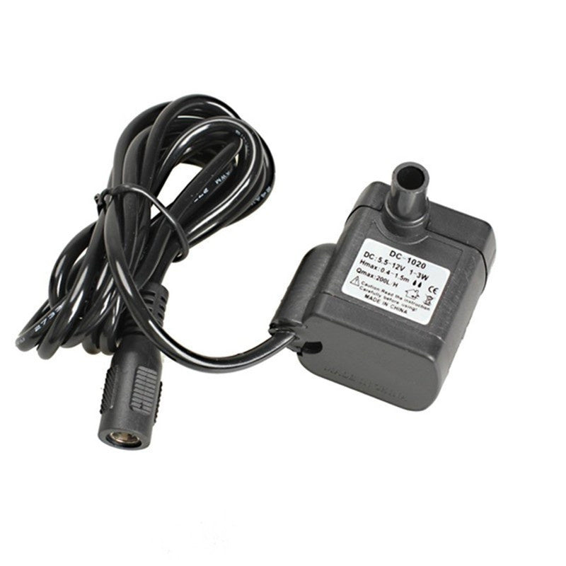 Water Pump 5V 12V | IP68 Submersible 200L/H + Tube - Kuriosity