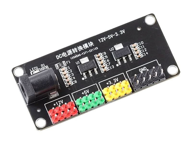 DC-DC Power Supply Module 12V to 3.3V / 5V / 12V - Kuriosity