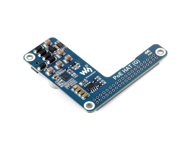 PoE HAT (G) for Raspberry Pi 5 | 802.3af/at 5V 5A Supply - Kuriosity