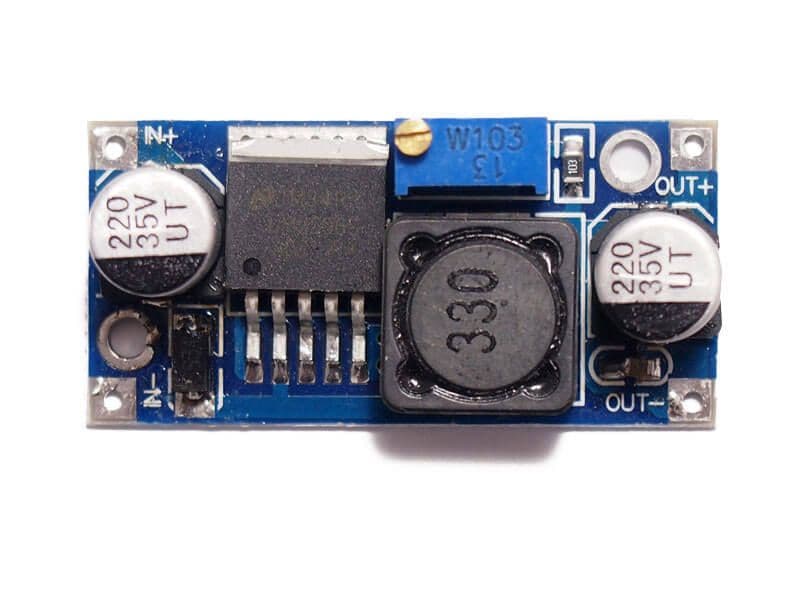 Buck Converter LM2596 3A | 3.2-40V to 1.25-35V Adj - Kuriosity