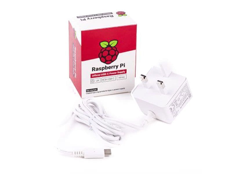 Raspberry Pi 4 Power Supply 15.3W USB-C - Kuriosity