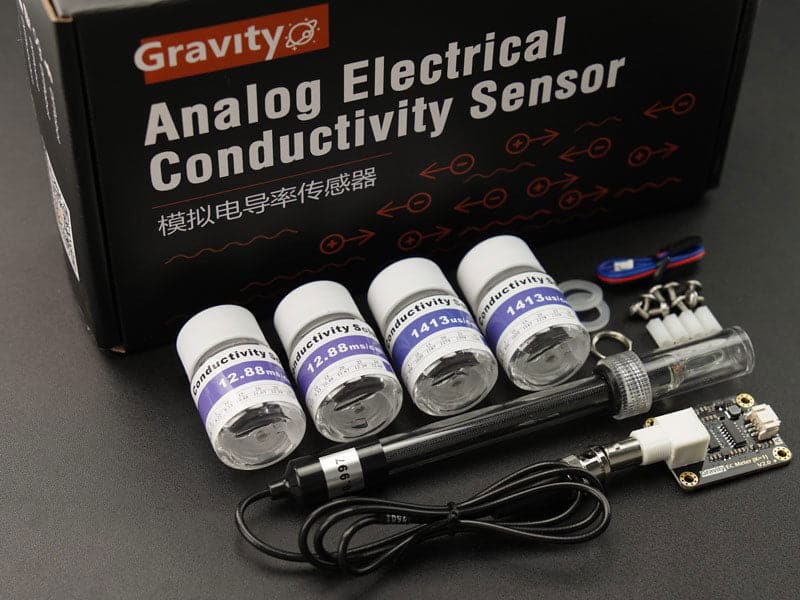 EC Sensor Meter V2 (K=1) | Gravity Analog, Arduino - Kuriosity