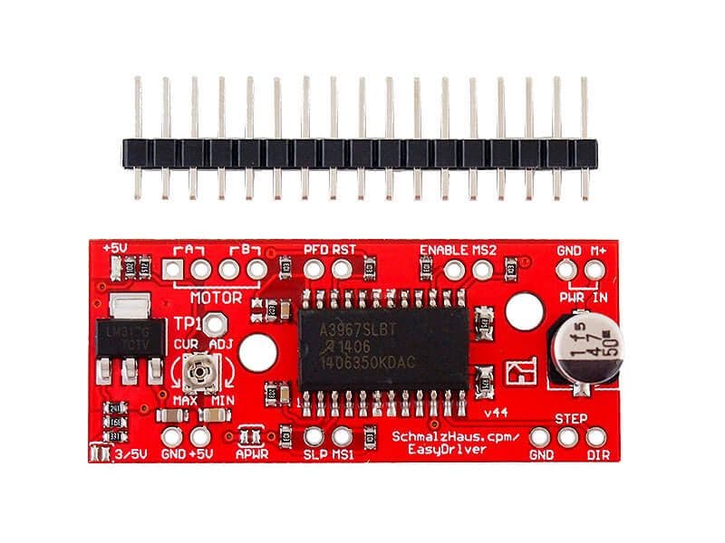 Stepper Motor Driver EasyDriver A3967 - Kuriosity