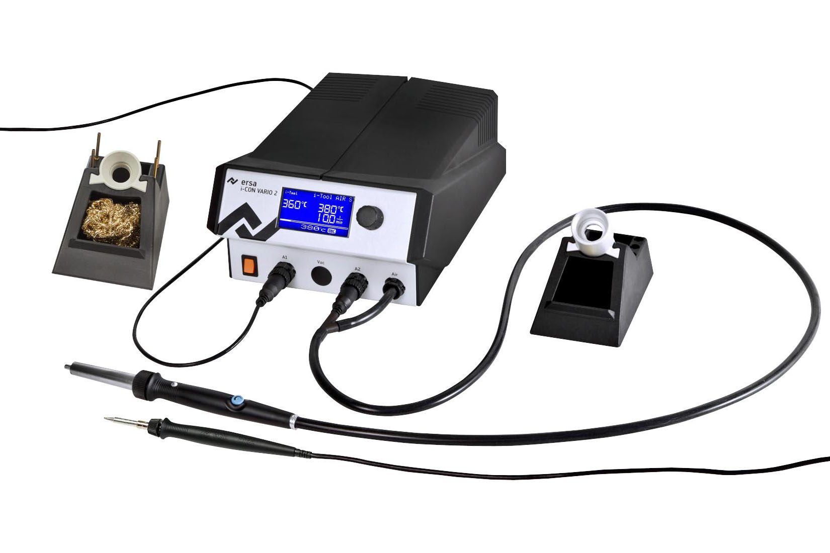 ERSA i-CON VARIO 2 Soldeerstation met i-TOOL AIR S & i-TOOL