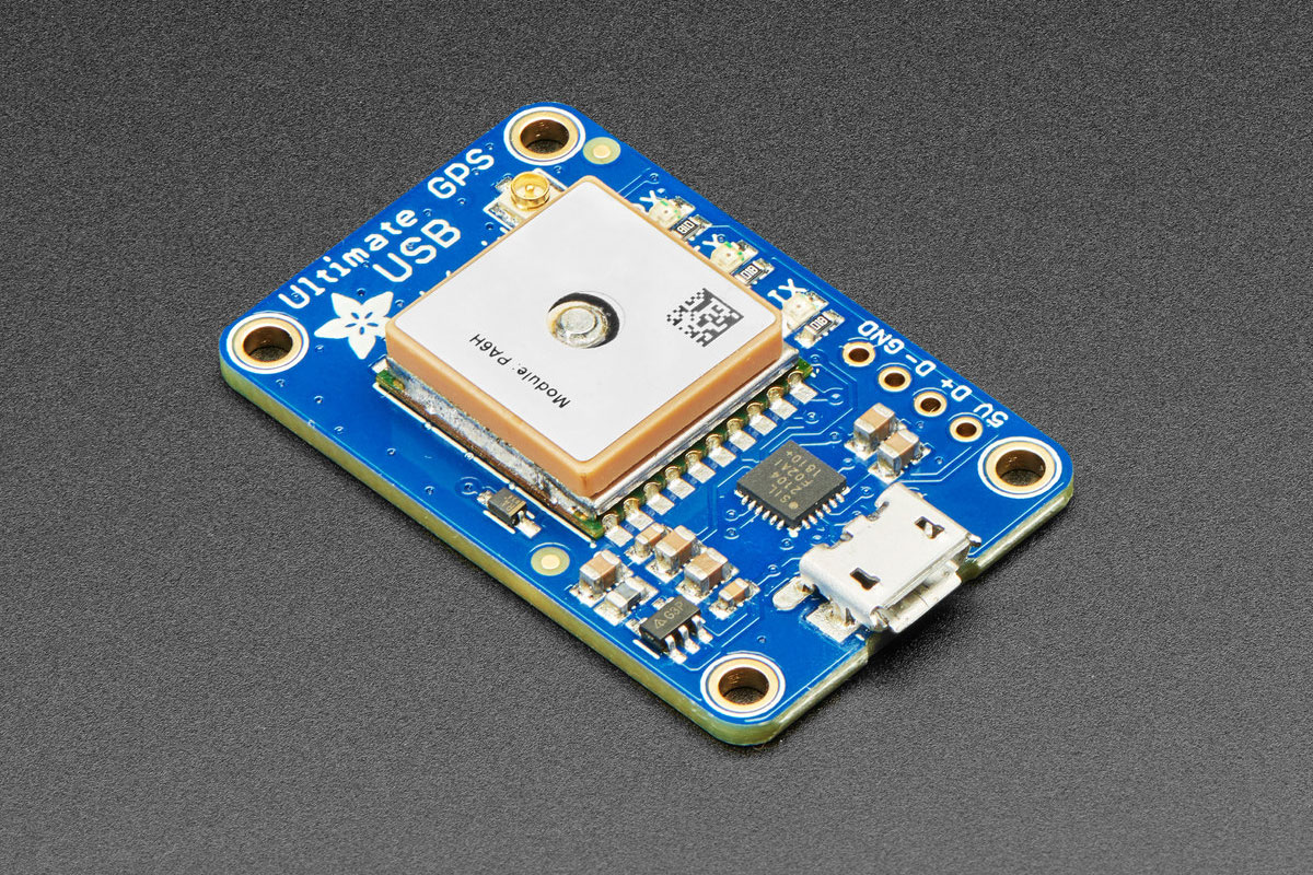 Adafruit Ultimate GPS with USB - 66 channel w/10 Hz updates