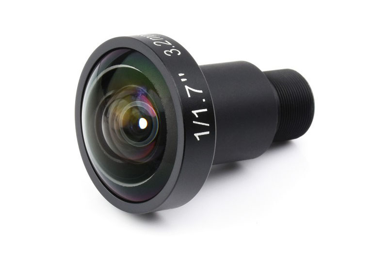 M12 High Resolution Lens, 12MP, 160° FOV, 3.2mm Focal length