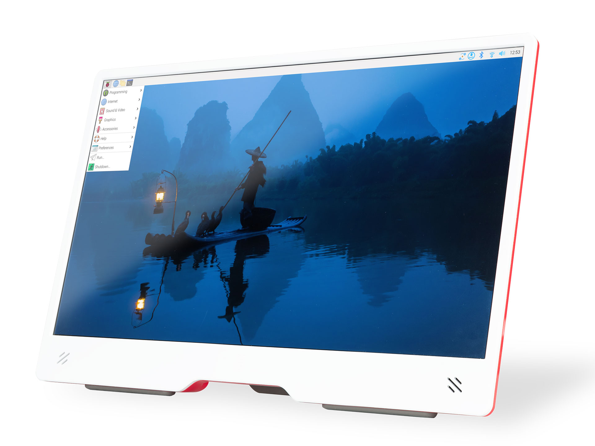 Raspberry Pi Monitor - 15.6" - Rood/Wit
