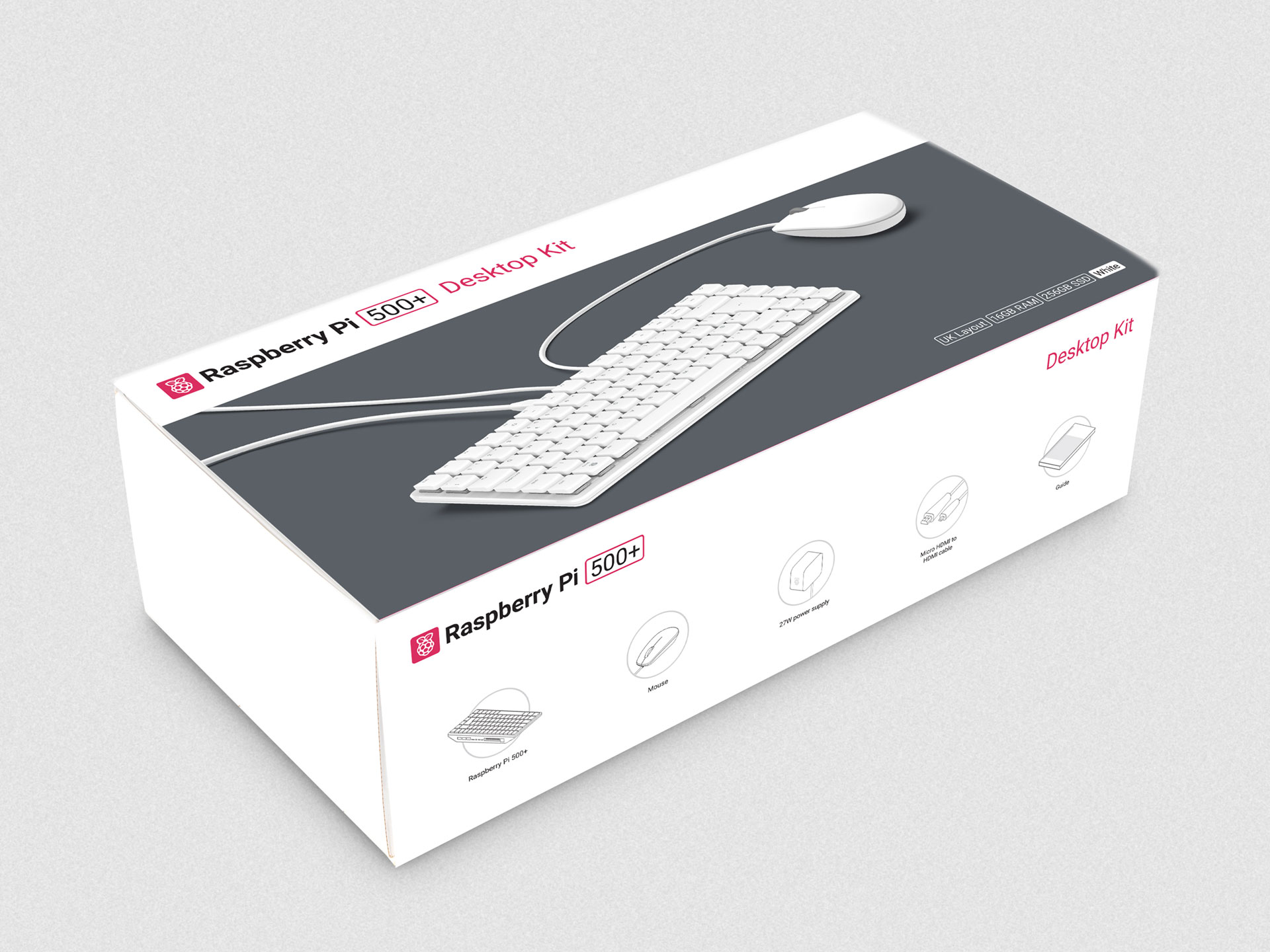 Raspberry Pi 500+ - Kit - US Layout - EU
