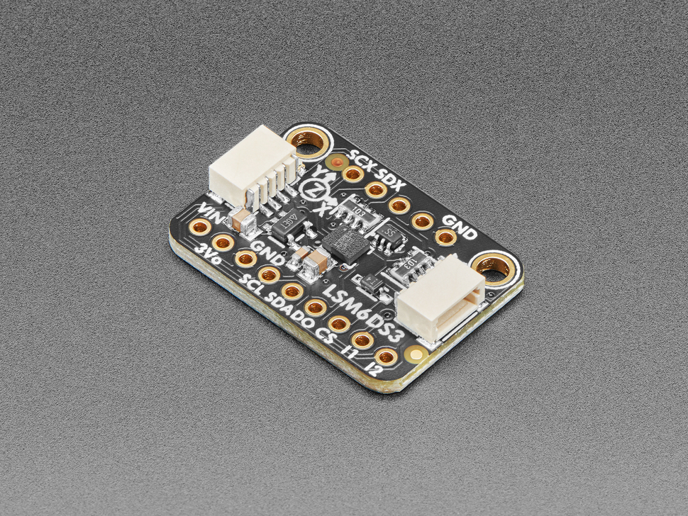 Adafruit LSM6DS3TR-C 6-DoF Accel + Gyro IMU - STEMMA QT / Qwiic