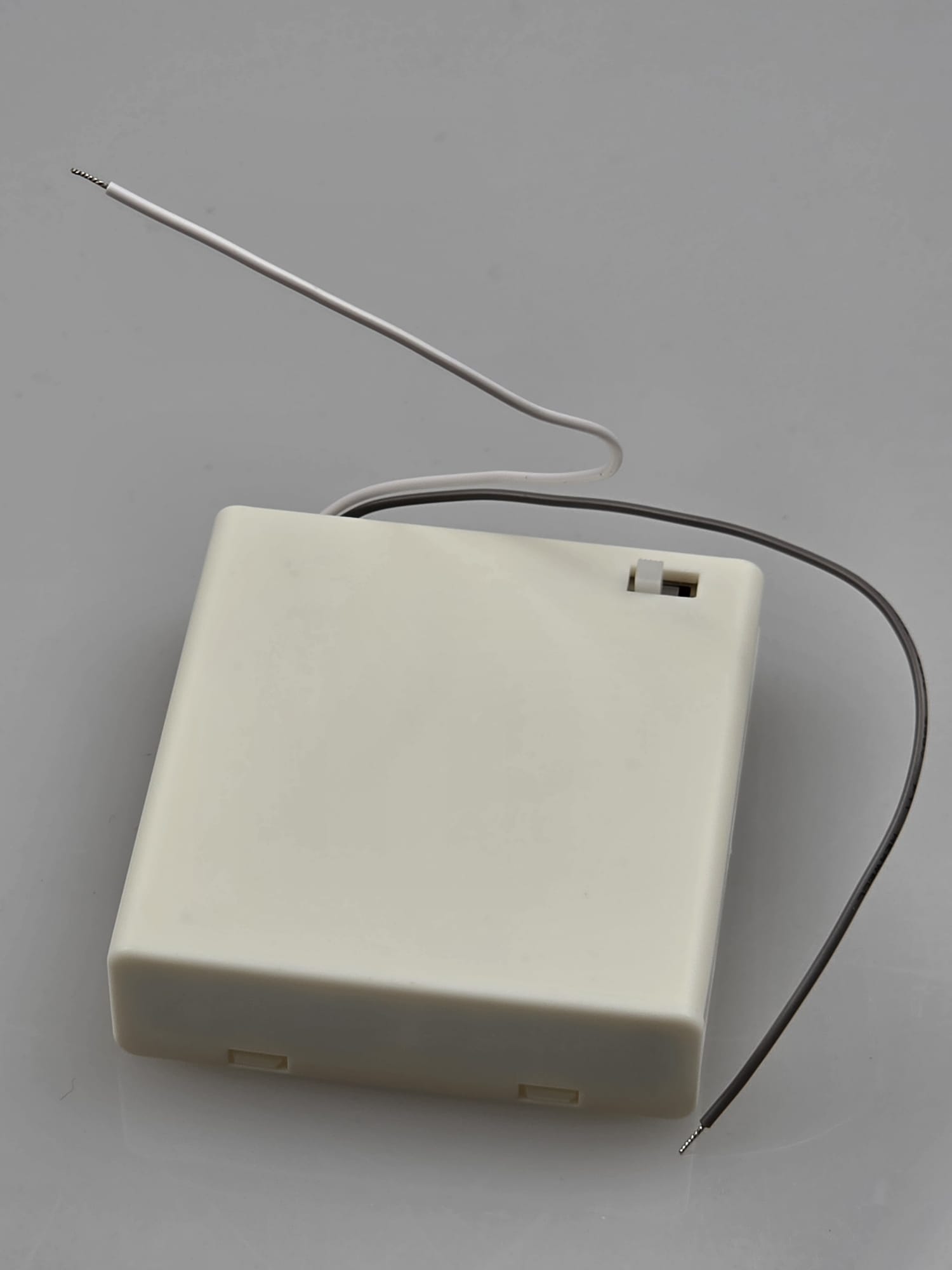 COMF 4x AA Batterijhouder met Schakelaar - Wit