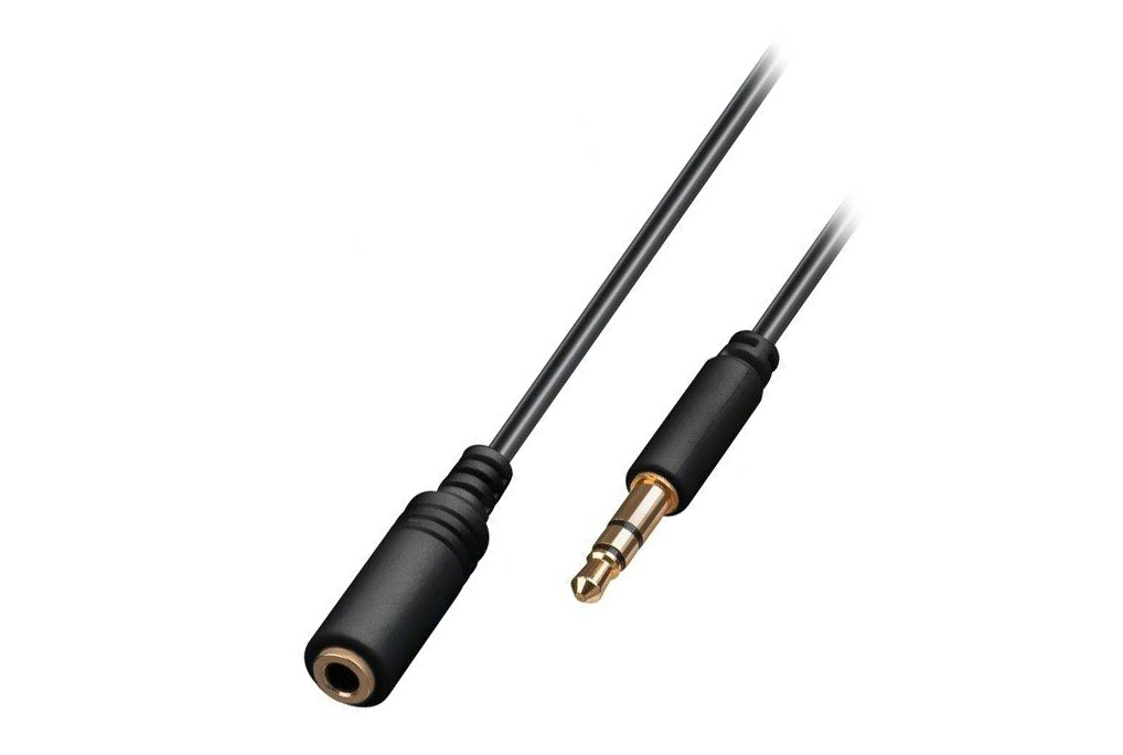3.5mm Jack Verlengkabel - 3-polig - 1 meter
