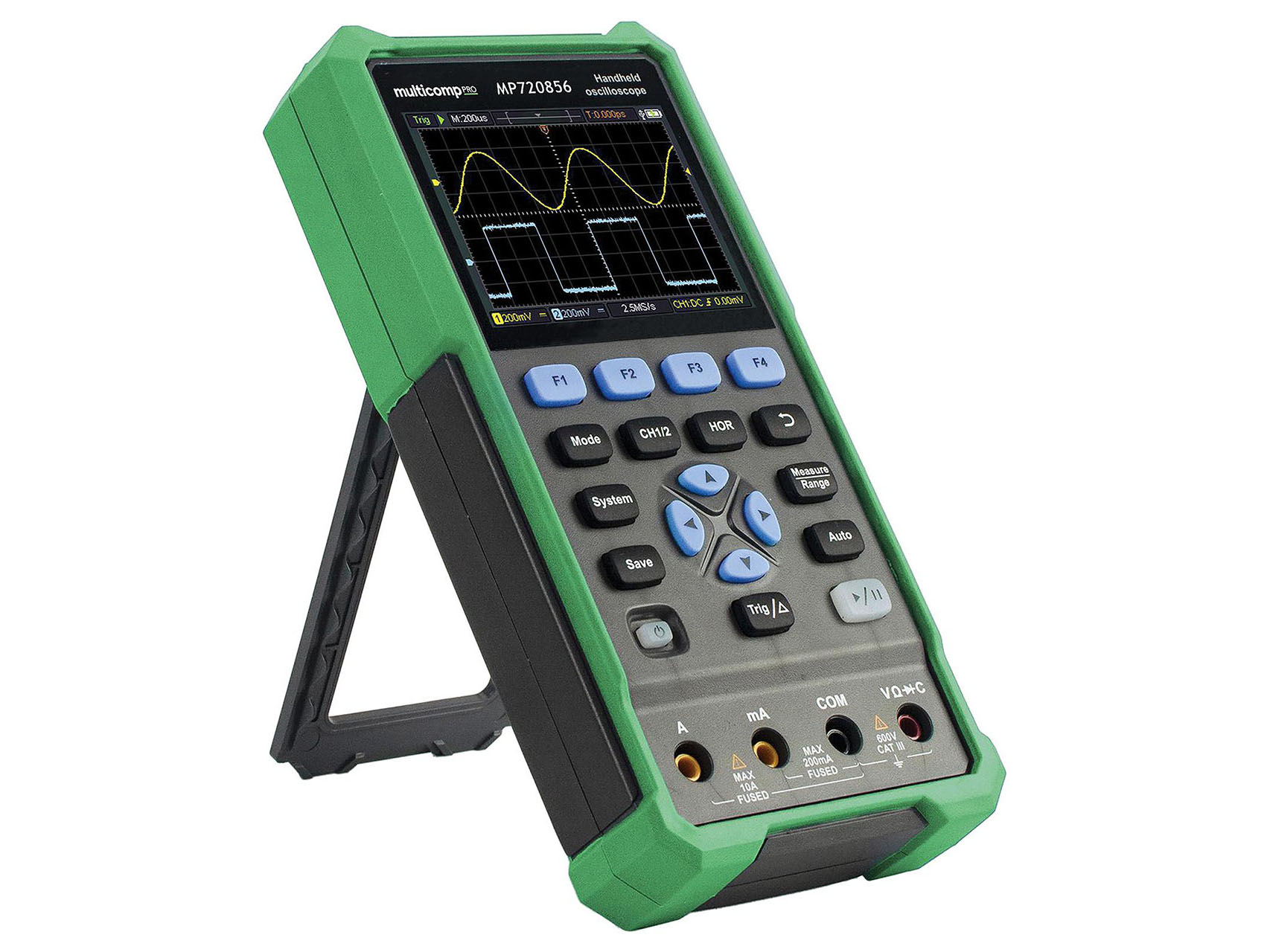 Oscilloscoop / Multimeter - 2-Kanaals - 100MHz - 500MSPS