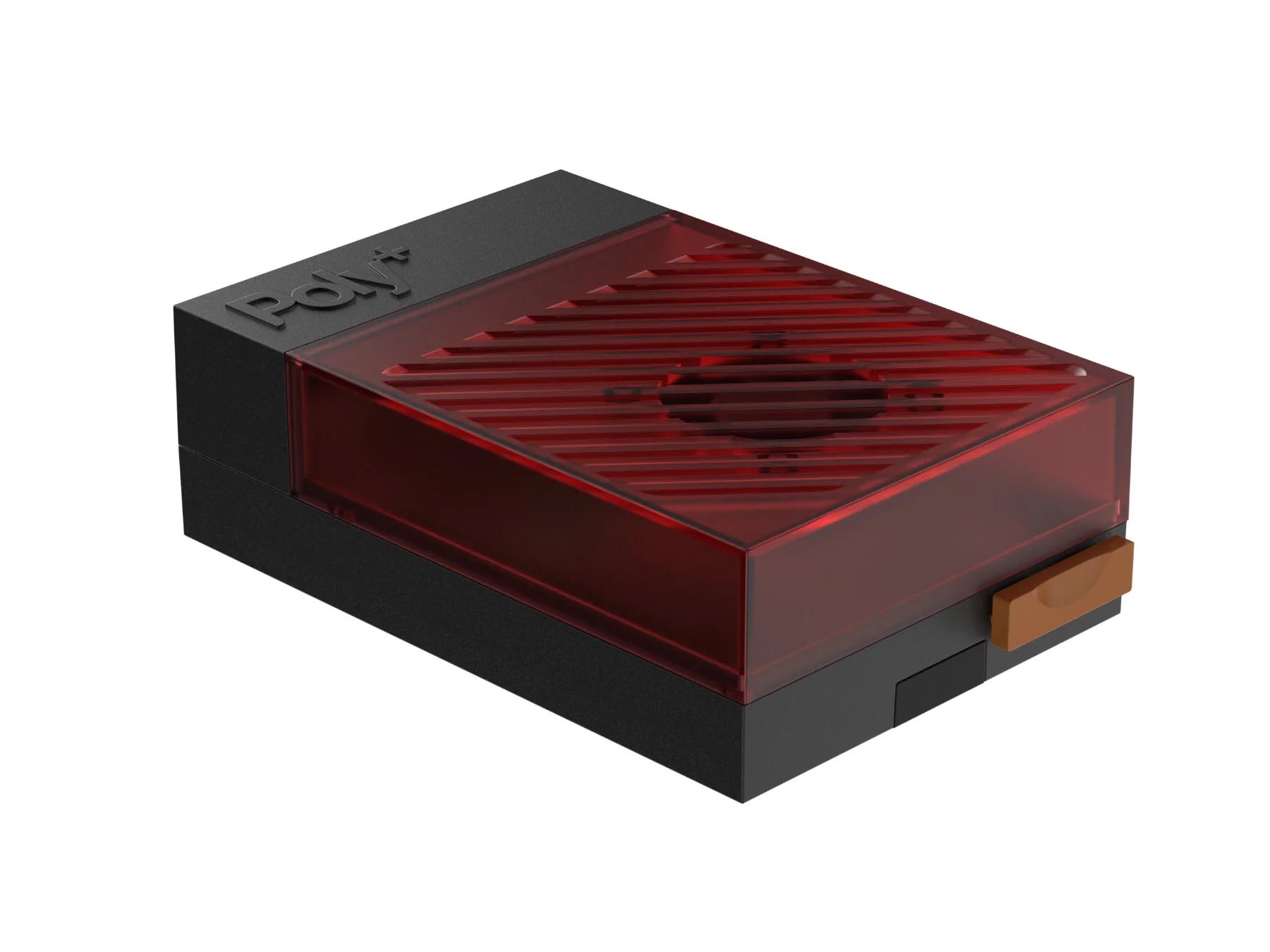 Argon POLY+5 behuizing voor Raspberry Pi 5 - Zwart/Rood