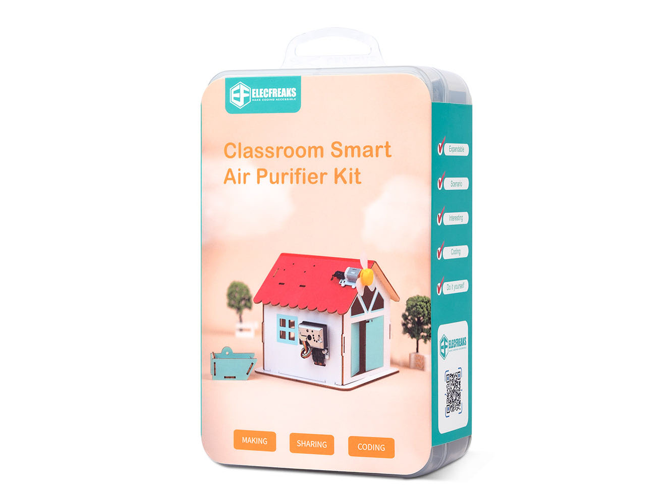 Classroom Smart Air Purifier Kit voor micro:bit