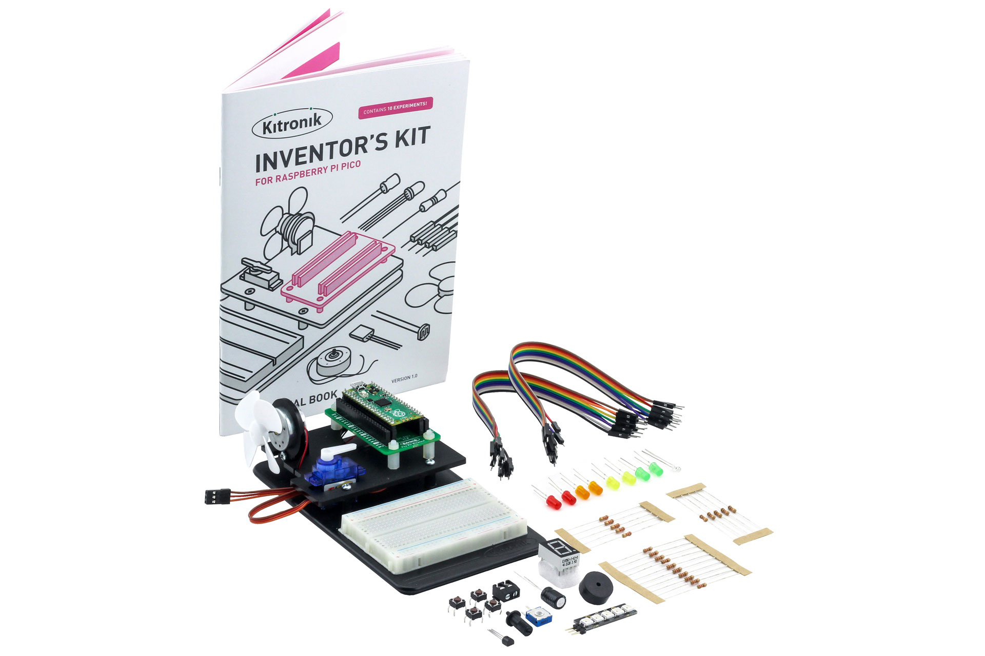 Kitronik Inventor's Kit voor Raspberry Pi Pico