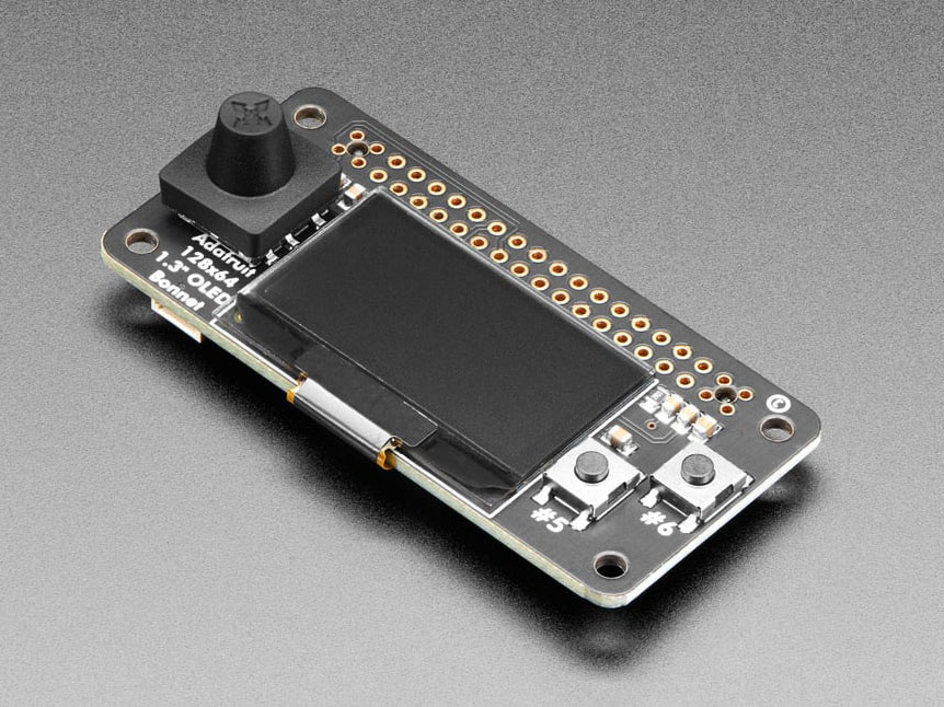 Adafruit 128x64 OLED Bonnet voor Raspberry Pi