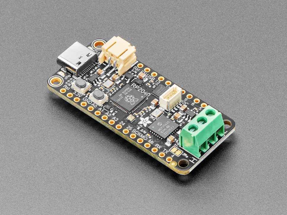 Adafruit RP2040 CAN Bus Feather met MCP2515 CAN Controller - STEMMA QT