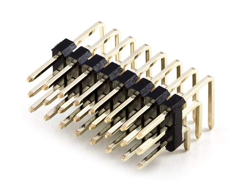 24-Pin 8x3 Male Header - Hoek