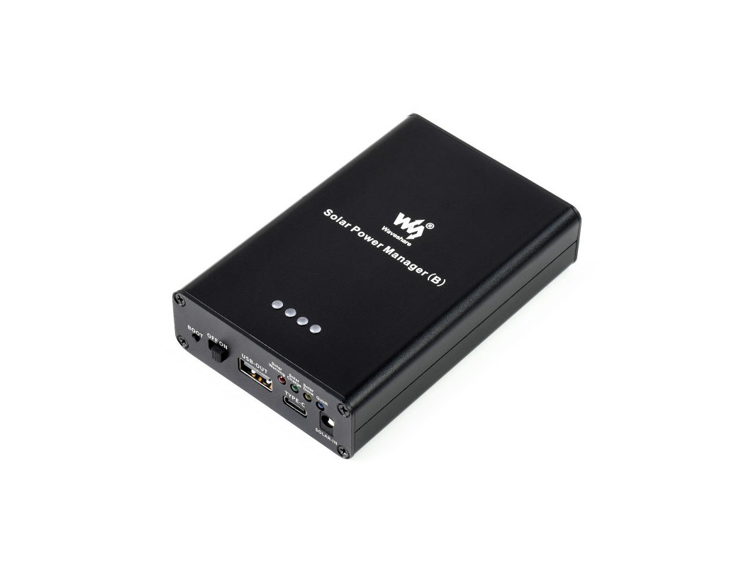 Waveshare Solar Power Manager (B) met 10000mAh Li-Po Accu
