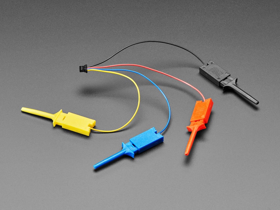 JST-SH 4-pin kabel met micro SMT testhaken - STEMMA QT / Qwiic