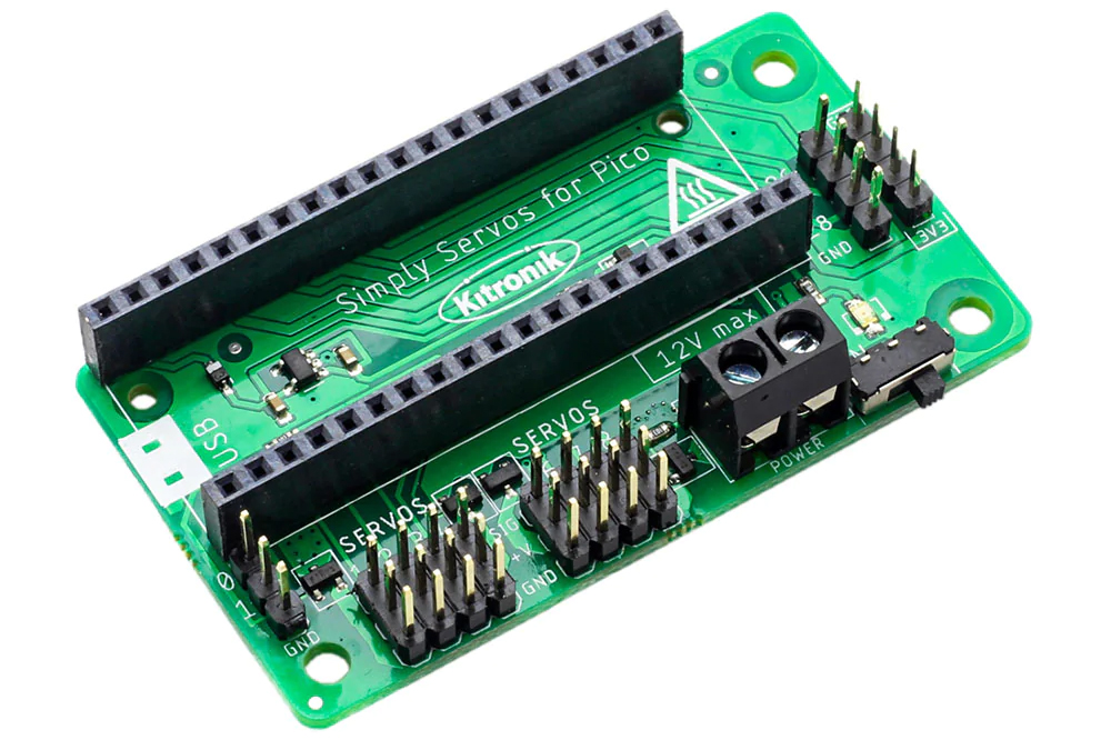 Simply Servos Board for RPi Pico