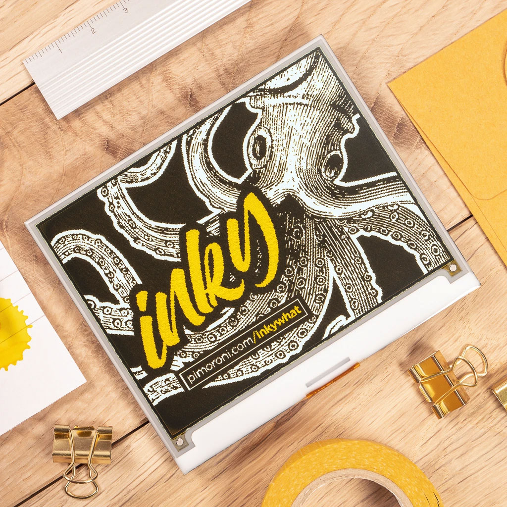 Inky wHAT (ePaper/eInk/EPD) – Yellow/Black/White