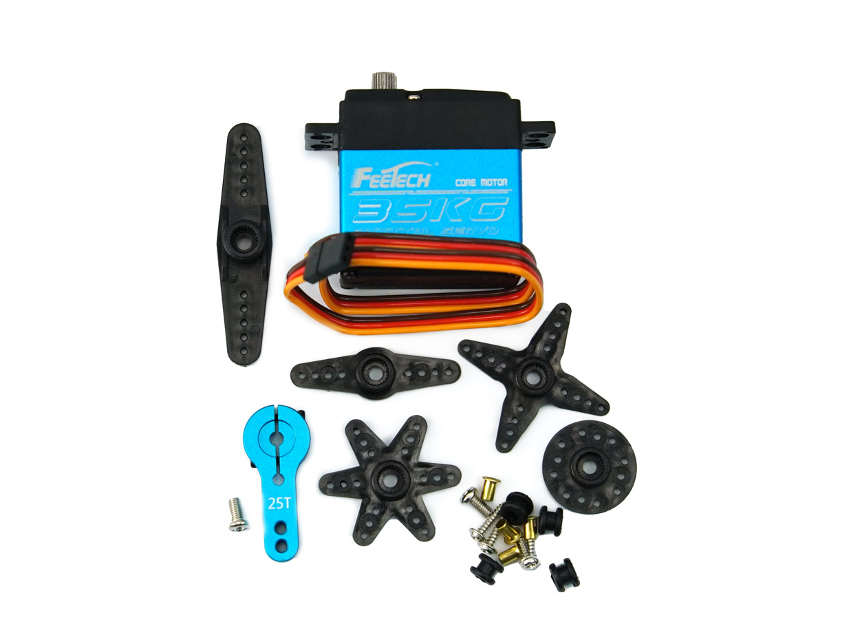 High Torque Waterproof Digital Servo with Magnetic Encoder (35KG, 360°, IP54)