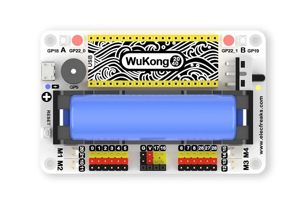 Wukong2040 Breakout Board voor Raspberry Pi Pico