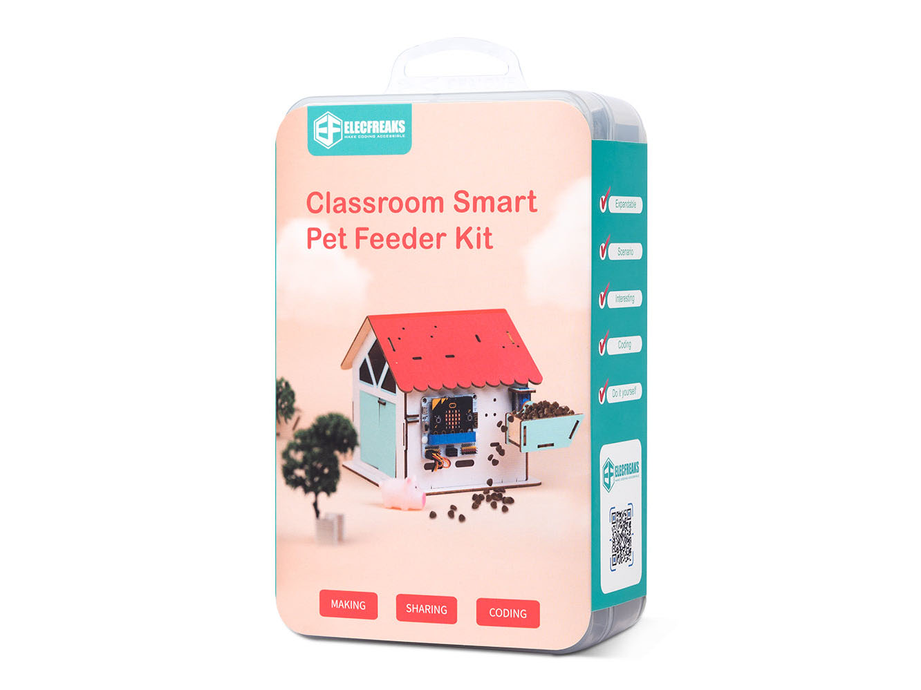 Classroom Smart Pet Feeder Kit voor micro:bit