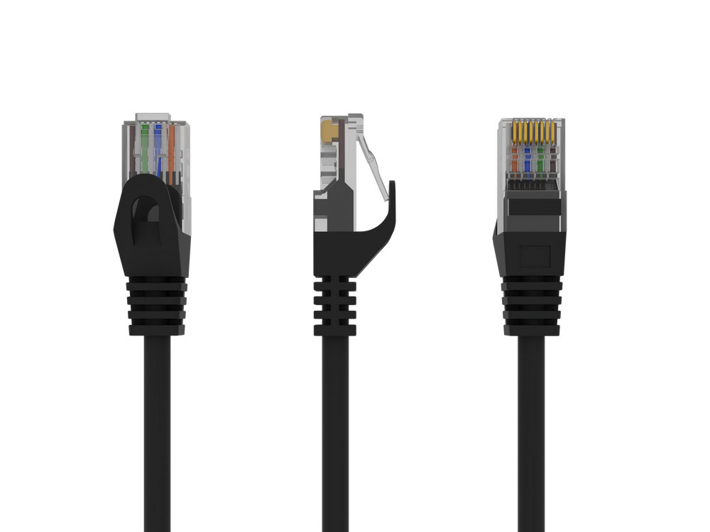 CAT6 netwerkkabel - Zwart - 2m