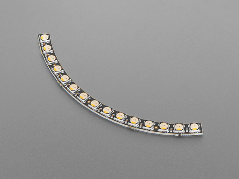 NeoPixel 1/4 60 Ring - 5050 RGBW LED met geïntegreerde drivers - Warm wit - ~3000K