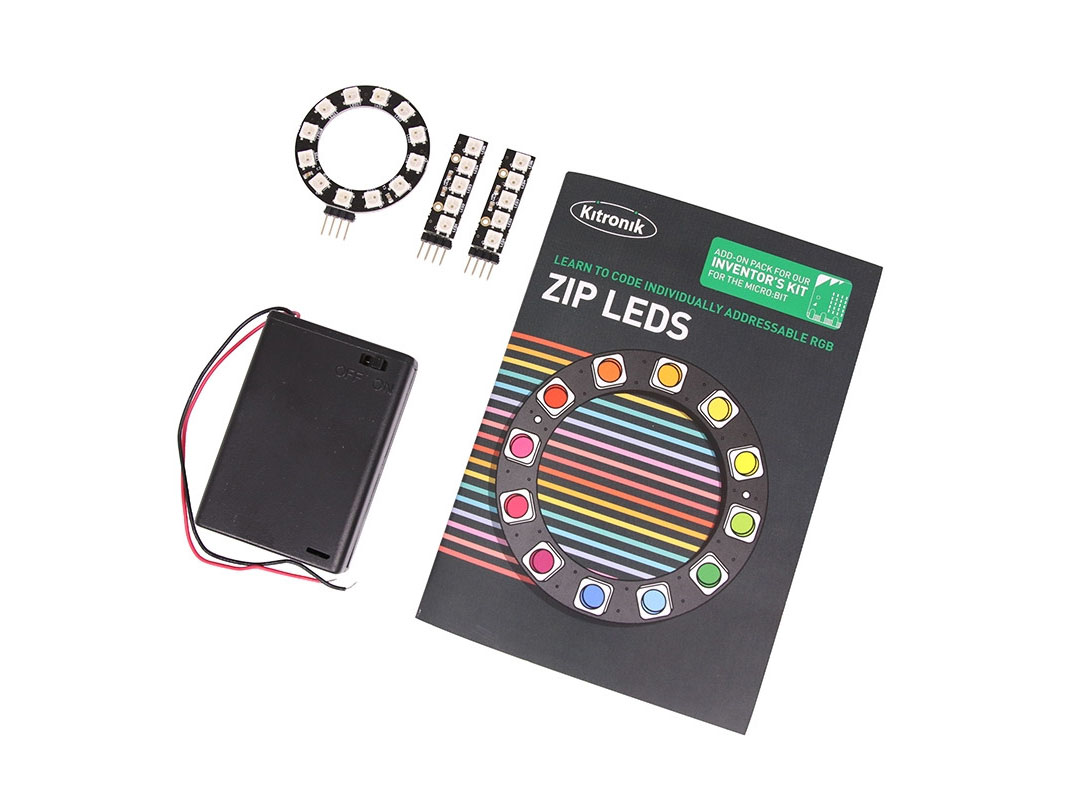 ZIP LEDs Add-On Pack voor Kitronik Inventor's Kit voor micro:bit